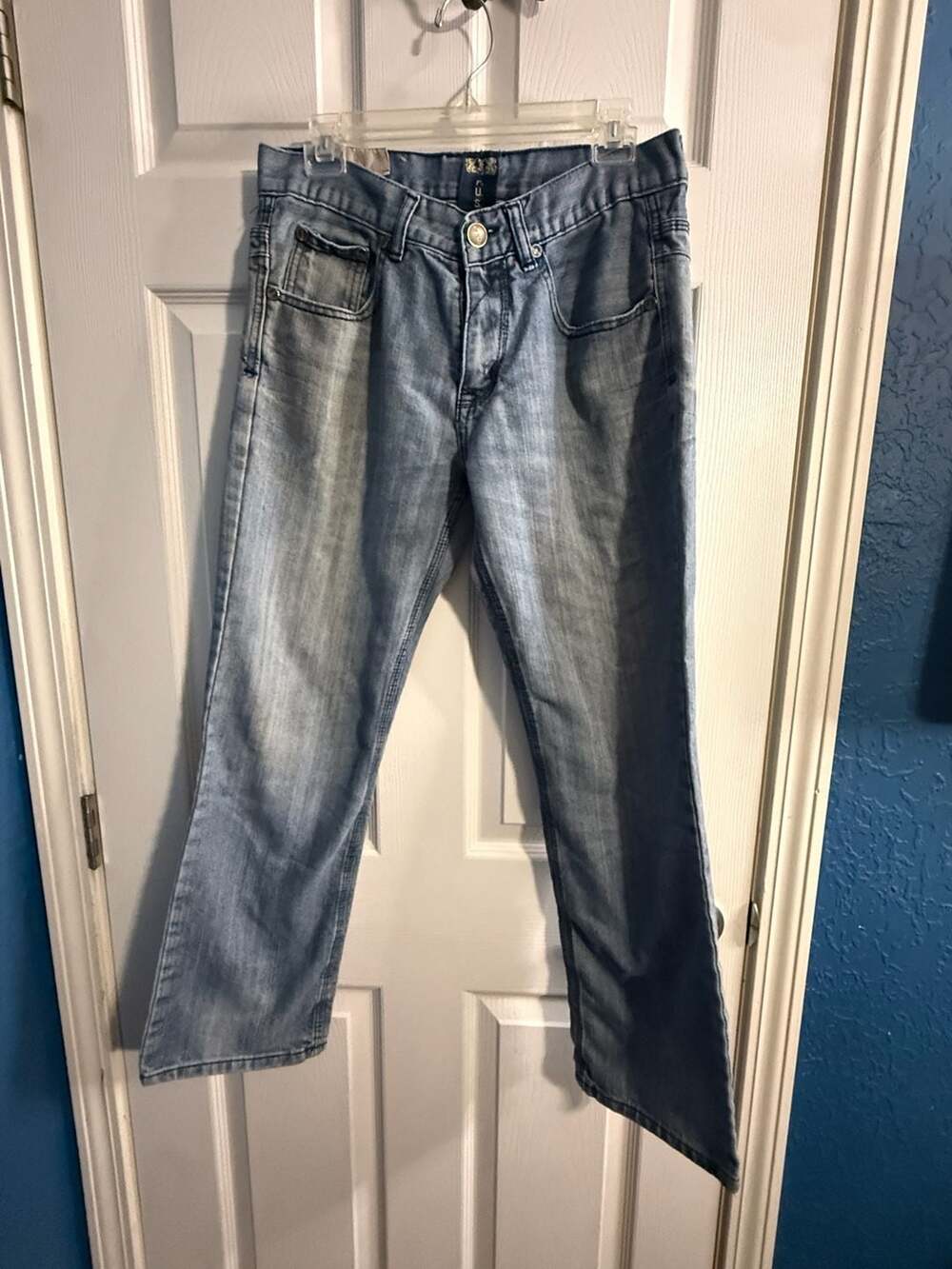 F.U.S.A.I. Vintage Light Wash Denim Jeans Size 32x30
